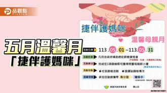  品觀點｜五月溫馨月「捷伴護媽咪」  高市攜手高捷舉辦婦女健康篩檢活動