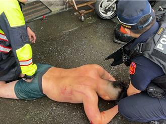 毒鴛鴦藏匿旅館內 警查緝男急跳2樓窗逃仍遭逮