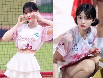 李多慧累趴「180度倒躺」掉出巨球 形状全被看光