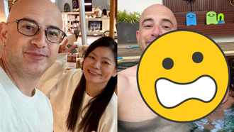 吳鳳裸身摟老婆「洗鴛鴦浴」結果卻悲劇 網急喊：快救她