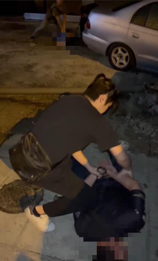 警方循线逮人。（民眾提供／李京升苗栗传真）