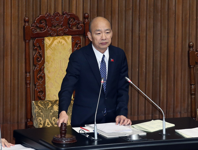 立法院長韓國瑜。（本資料照／姚志平攝）