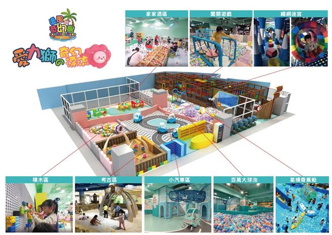 高雄「追风奇幻岛」疏于维护，害2童跌倒受伤，业者被依伤害罪起诉。（取自业者脸书／袁庭尧高雄传真）