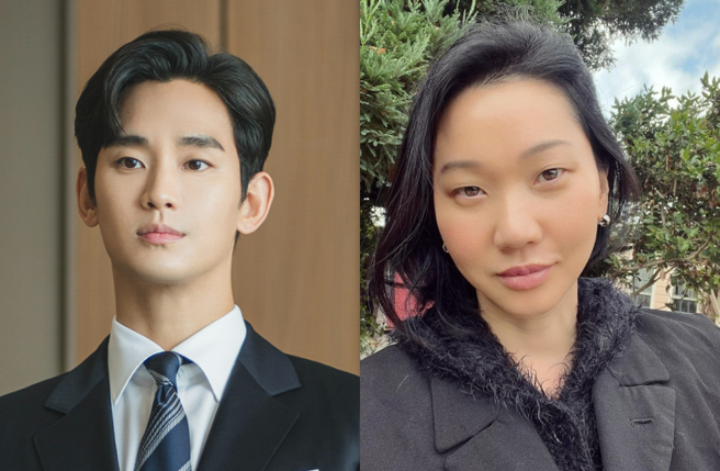 金秀贤（左）剧中亲姐（右）身分曝光。（图／Netflix提供、IG@yoonjujang）