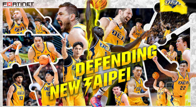 新北中信特攻2023-24赛季季后赛主视觉。（新北中信特攻提供）