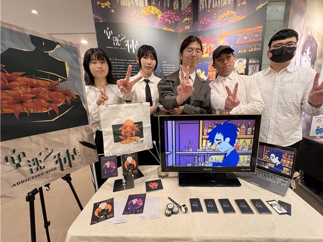 健行科大数媒系毕业展，学生作品丰富多元。（健行科大提供／吕筱蝉桃园传真）