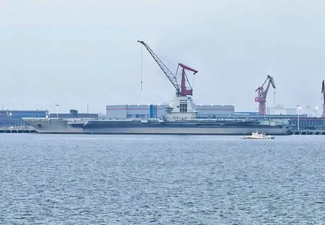預估福建艦從5月1日起進行海試的時間可能要2至5天，屆時海上空中都會高度警戒。（圖／騰訊網）
