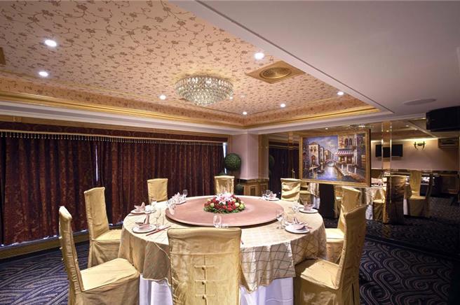 台北天成大飯店包廂空間，適合闔家聚會。（台北天成大飯店提供／吳娮翎台北傳真）
