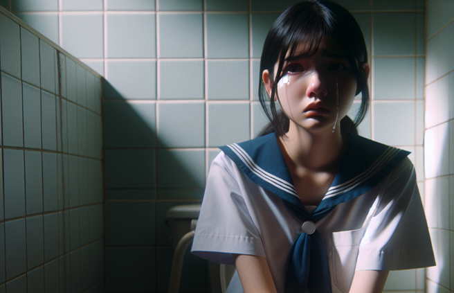 有女子半夜遭人拖去公廁毆打、強拍不雅照，甚至被逼抽菸，施暴者僅遭拘留13天，罰4500元。（示意圖、與本案無關／AI合成）