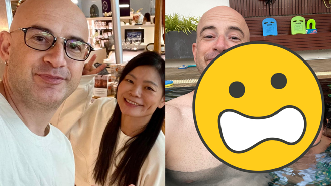 吴凤经常晒出夫妻有爱互动。（图／翻摄吴凤 脸书）