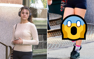 阿湯哥18歲愛女舒莉穿短褲上街 「臉和腿全是傷痕」 慘照曝光