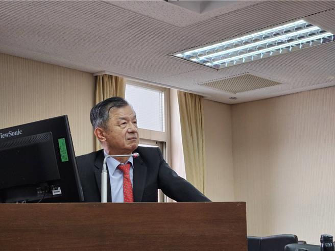 陆委会主委邱太三1日赴立法院备质询。（陈冠宇摄）