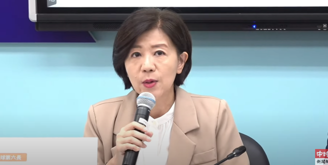 立委王育敏。（取自直播）