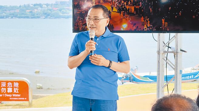 新北市長侯友宜4月30日表示，應於國土計畫當中全面檢討廢礦區土地問題，更能照顧到全國民眾。（呂健豪攝）