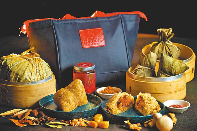 5月31日前，不同粽禮的搭配組合，最低享有85折優惠。（潮品集潮州餐廳提供）