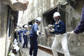 台積電、慈濟進駐花蓮 協助地震災民修繕非紅黃單危樓