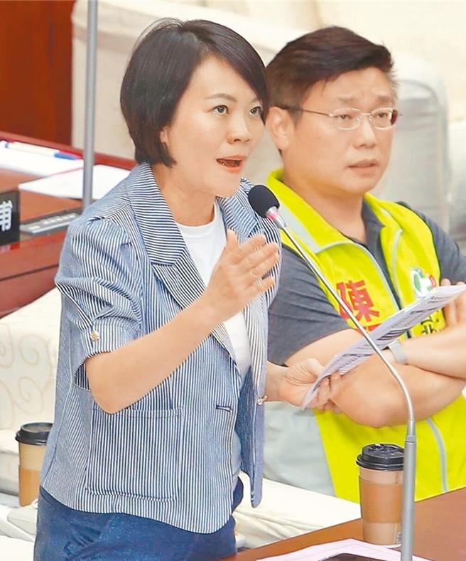 民进党台北市议员简舒培。（本报资料照片）