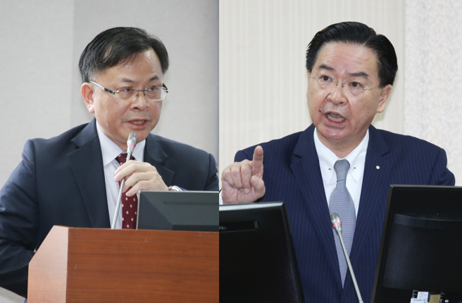 左为国家通讯传播委员会（NCC）主委陈耀祥、右为外交部长吴钊燮 。（资料照／合成图）