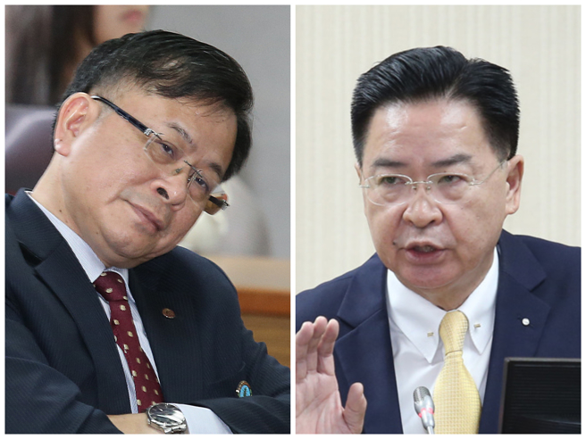 NCC主委陳耀祥（左）、外交部長吳釗燮（右）近日先後與在野立委爆發衝突。（中時資料照合成）