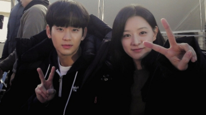 金秀賢與金智媛《淚之女王》殺青，令觀眾不捨。（圖／翻攝自IG @soohyun_k216）