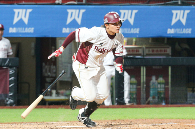乐天桃猿马杰森。（资料照，陈麒全摄）