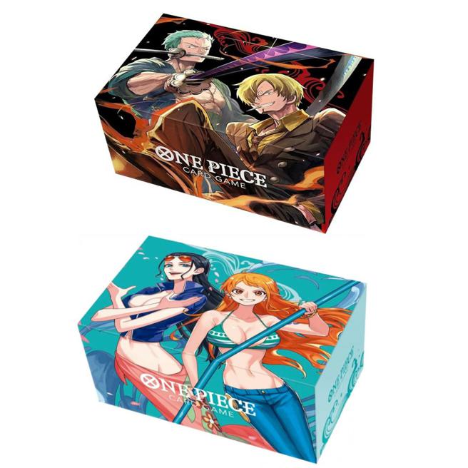 航海王卡牌游戏官方卡盒（娜美&罗宾／索隆&香吉士），250元。（台隆手创馆提供／古明弘台北传真）