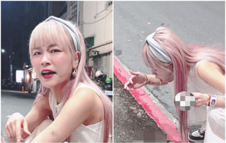 李明珊直播前出状况 「蹲路边狂呕吐」不适原因曝