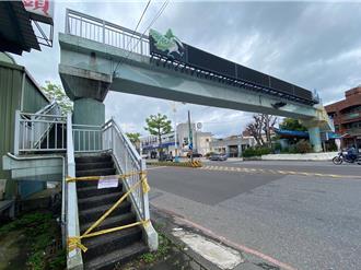 八里大崁陸橋震後現裂縫緊急拆除 相關交管看這裡