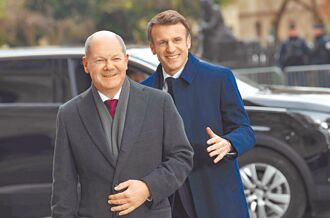 法德元首夜宴 馬克宏邀蕭茲共會習