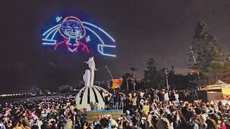 澎湖 無人機力搏強風 破花火節開幕魔咒