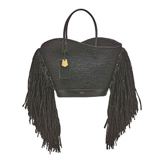 FERRAGAMO早秋編織度假風