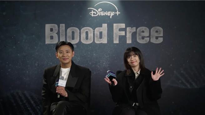 朱智勛和韓孝周為《支配物種》接受本報視訊專訪。（Disney＋提供）