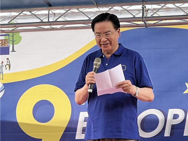 外交部長吳釗燮。（蔡宗穎攝）