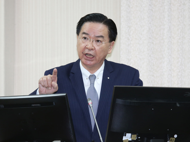 外交部長吳釗燮任內斷交八國，創下自開國以來前所未有的慘烈紀錄，何來榮幸之有？（資料照，姚志平攝）