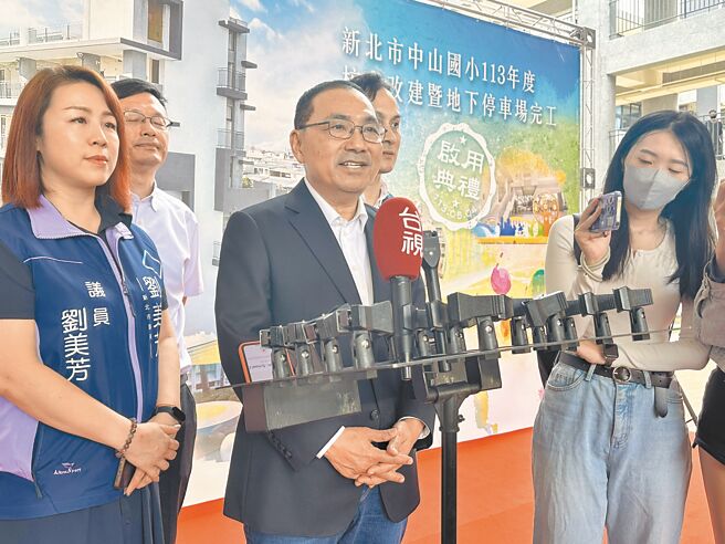 新北市长侯友宜。（高钧麟摄）