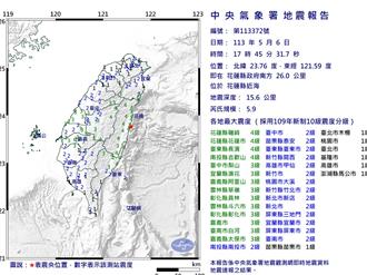 下班時間地牛翻身！台南微震 市民：以為暈車