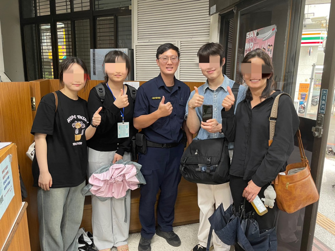 朝圣台中知名肉圆店，韩籍生手机遗失好心急，机智警速寻回。（翻摄画面）