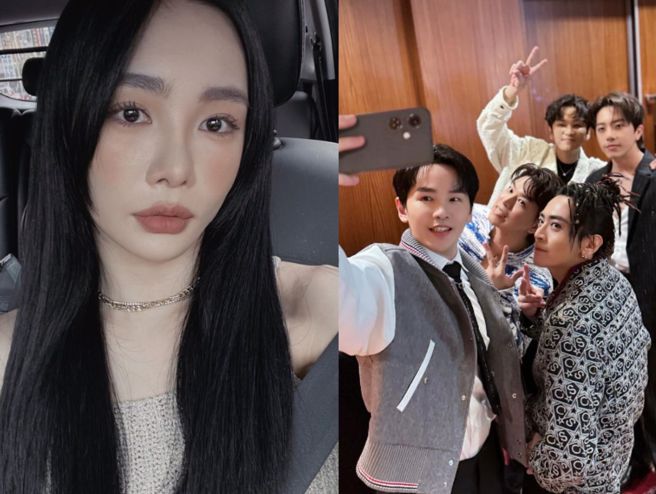 舒子晨朝聖Energy簽唱會。（圖／舒子晨、Energy  IG）