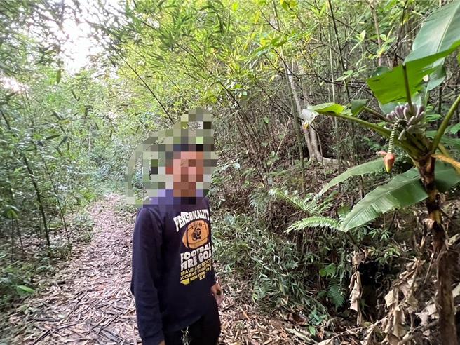 刘男当场被逮。（民眾提供／李京升苗栗传真）