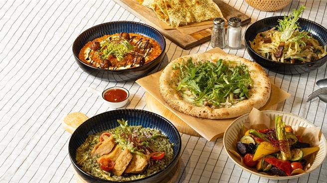 SUN BERNO光焙若蔬食即日起至5月12日，推出母親節限定歡樂四人餐，特價1288元。（路易莎提供／朱世凱台北傳真）