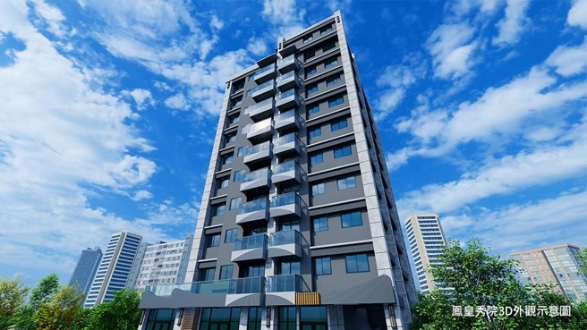 紧临20米中平大道，是观音市区精华地段。 (3D透图/业者提供)