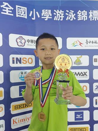 9歲泳將全國賽豪奪7金1銀 「魚雷誕生」泳壇燃希望