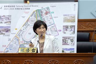 台东县旧火车站重整  饶庆铃施政报告：打造50公顷特区