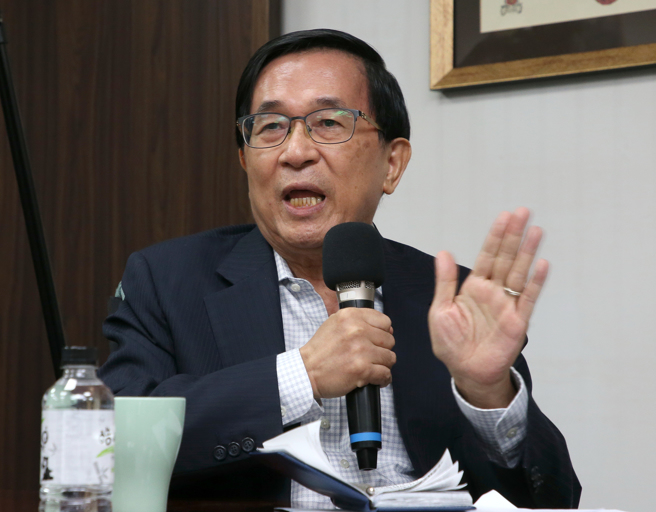 前总统陈水扁。（资料照,赵双杰摄）