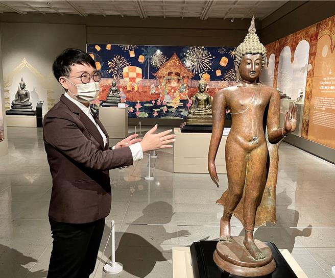 泰國造像特展《佛．國》即將進入尾聲，喜愛泰國文化民眾可趁免費入館期間來看展。（楊靜茹攝）