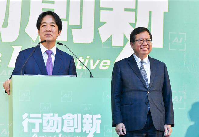 民眾党立法委员黄国昌去年8月指控前桃园市长、现任海基会董事长郑文灿（右）在任桃园市长期间与涉鉅额地下匯兑「八八会馆」主嫌郭哲敏、林秉文等人有紧密政商合作关系，获不起诉处分。（资料照）