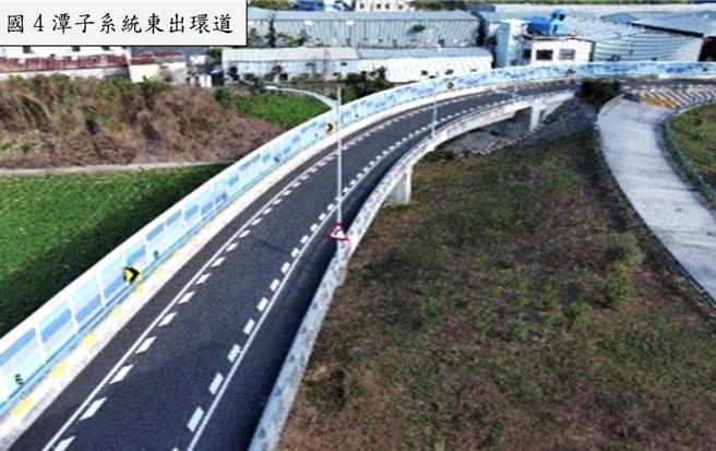 交通部高速公路局於國道增畫9處視覺化減速標線。（高公局提供／蔡明亘台北傳真）