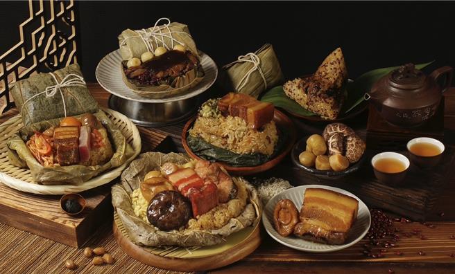 天成飯店集團為搶攻端午送禮商機，即日起至6月6日推出5款特色精緻風味粽，單顆售價98元起，御粽禮盒每套999元，提前預購再享早鳥優惠。（天成飯店集團提供／吳娮翎台北傳真）