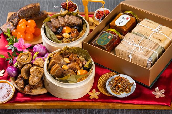 美麗信花園酒店推出精緻「龍粽慶端午冠軍雙醬禮盒」 ，5月31日前預購享85折優惠。（美麗信花園酒店提供／吳娮翎台北傳真）