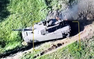 又1輛M1艾布蘭被毀！不是飛彈、無人機 是雷射導引砲彈